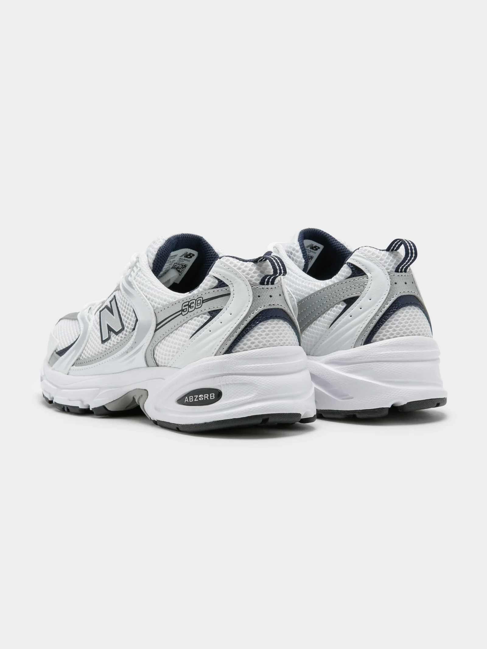 Unisex Sneakers in White & Black