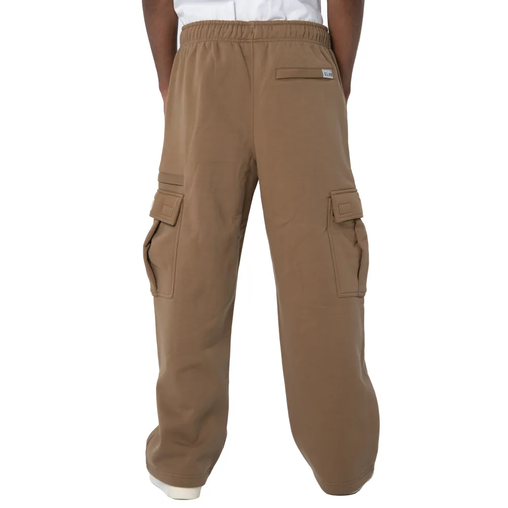 Pro Club Men's Heavyweight Basic Open Leg Cargo Sweatpant