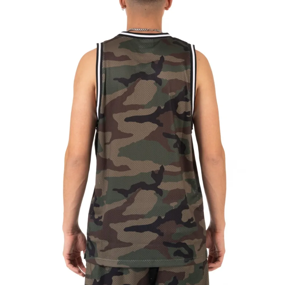 Pro Club Men's Classic Camo Basketball Jersey