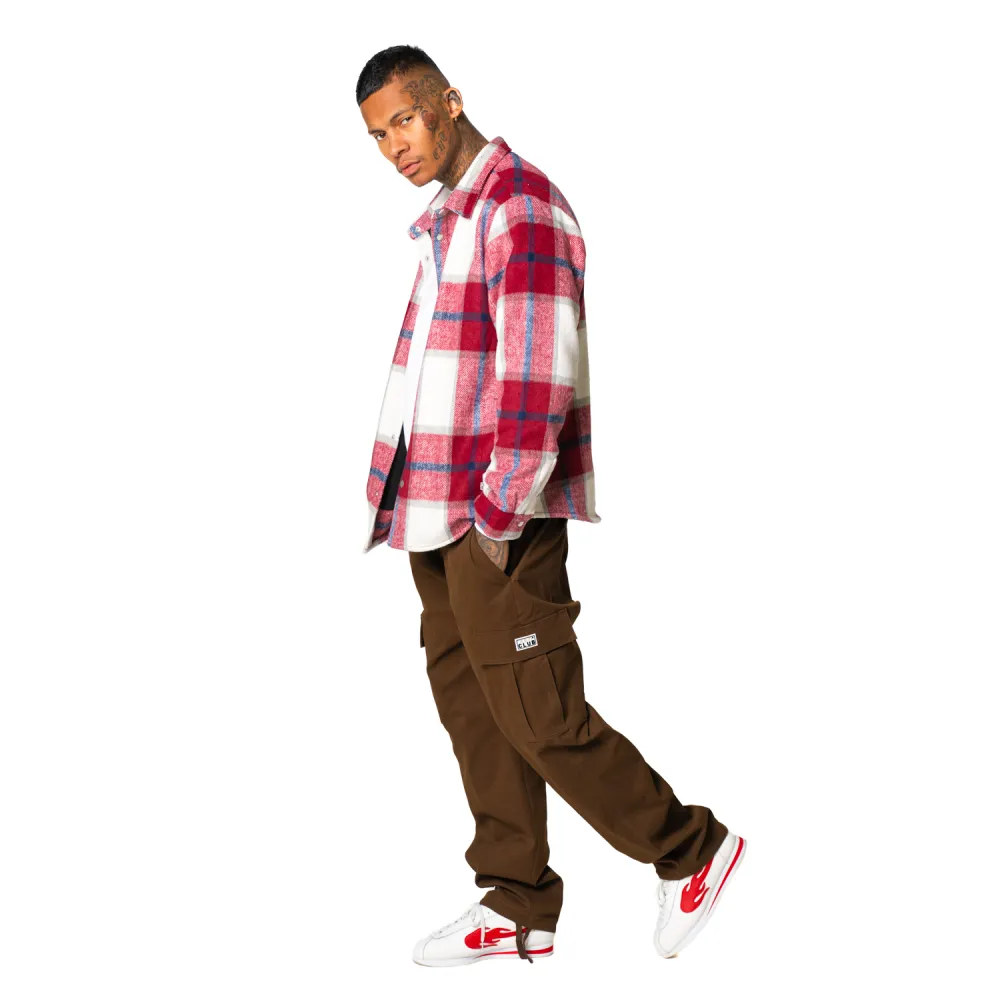 Pro Club Men's Heavyweight Stretch Twill Cargo Lounge Pant