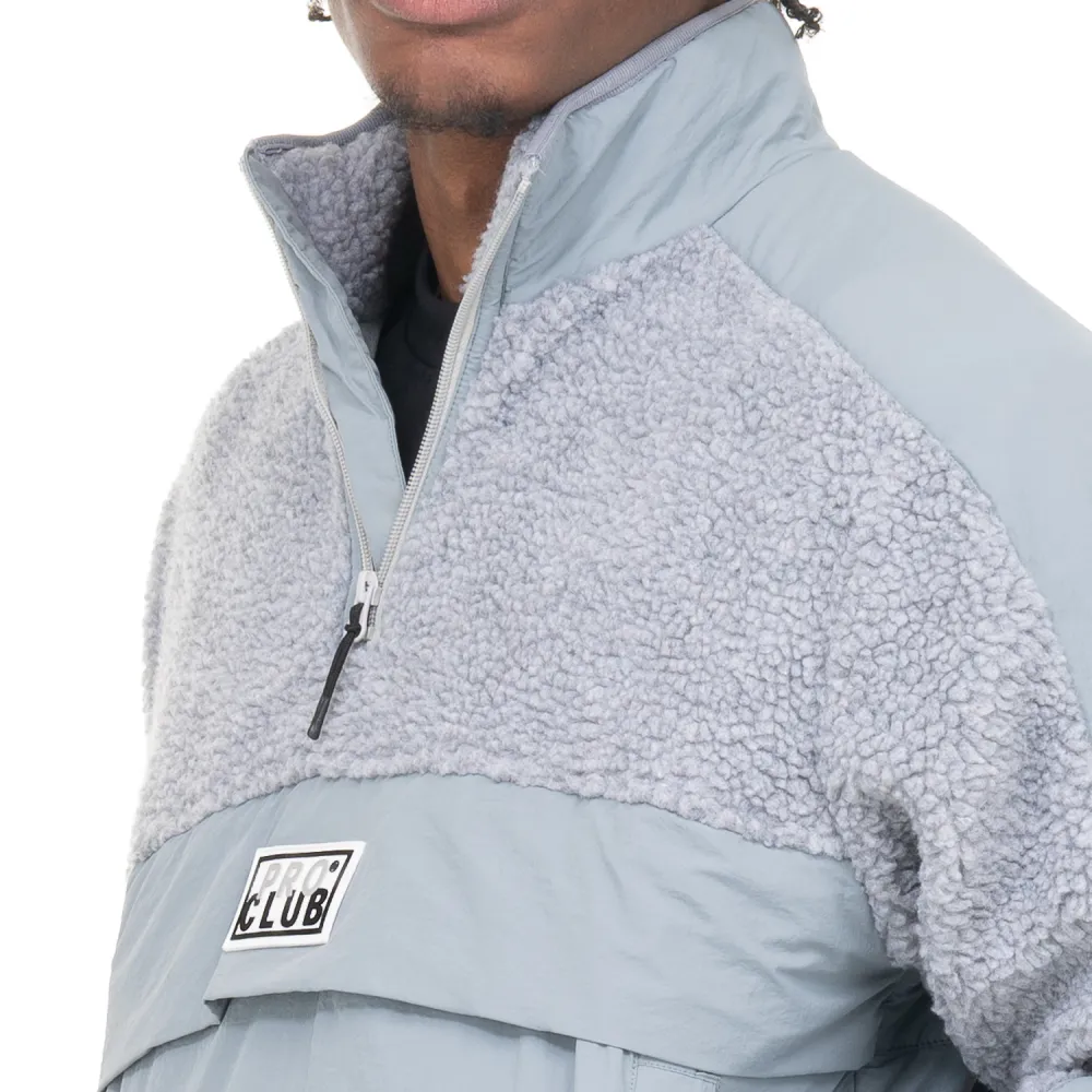 Pro Club Men's Heavyweight Sherpa Quarter Zip Pullover