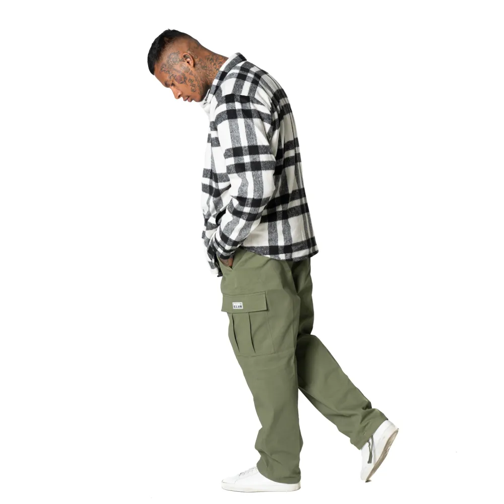 Pro Club Men's Heavyweight Stretch Twill Cargo Lounge Pant