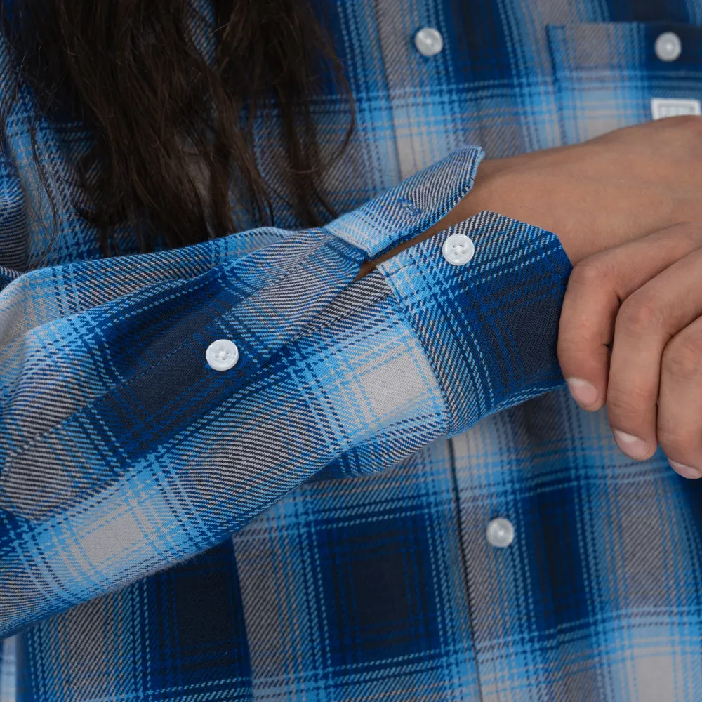Pro Club Men's Heavywide Ombre Flannel Shirt