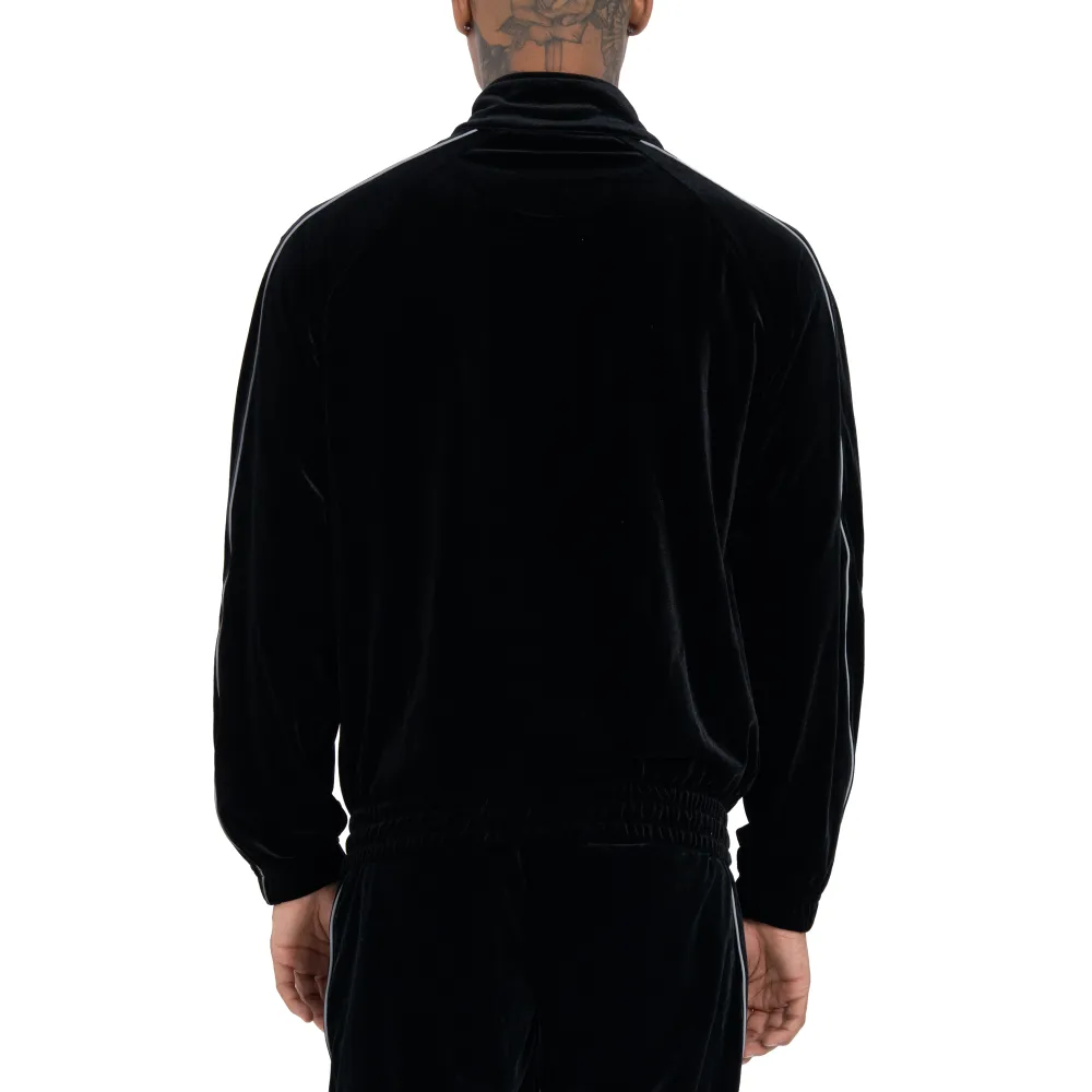 Pro Club Men's Comfort Velour Track Jacket