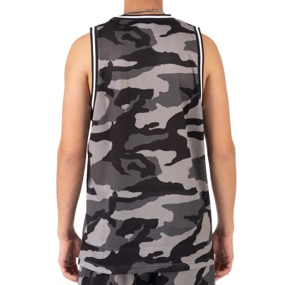 Pro Club Men's Classic Camo Basketball Jersey