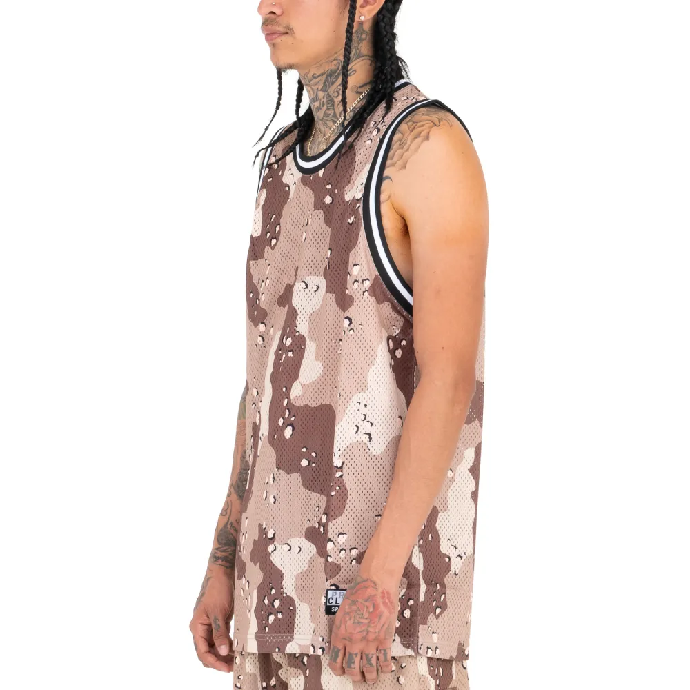 Pro Club Men's Classic Camo Basketball Jersey